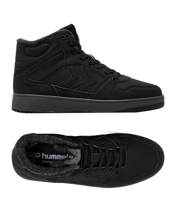 Hummel St. Power Play Mid Tex Sneaker zwart F2001 - zwart