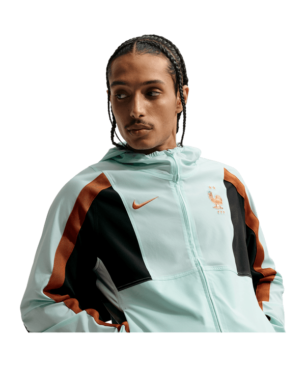 Nike FFF Frankrijk Trainingsjas Groen K393 - groen