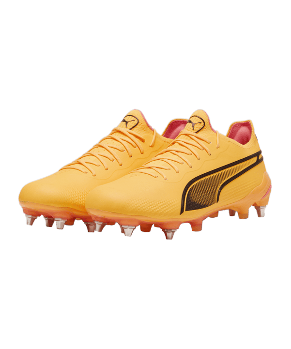 PUMA KING Ultimate MxSG The Forever Faster Orange Schwarz F04 - orange