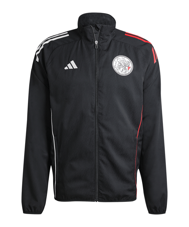 adidas Ajax Amsterdam Prematch Jacke 2025/2026 Schwarz - schwarz