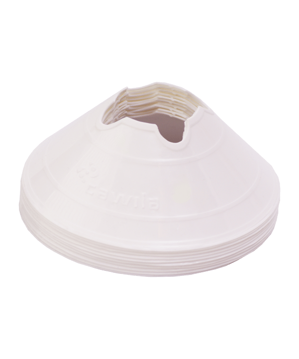 Cawila Markierungshauben M | 10er Set | Durchmesser 20cm, Höhe 6cm | weiß - weiss