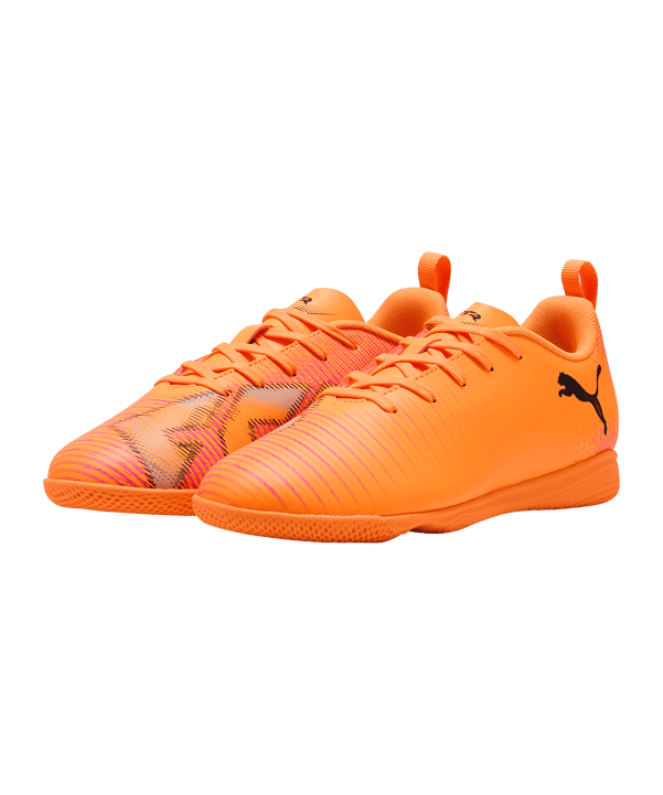 PUMA FUTURE 8 Play IN Hot Pursuit Enfants Orange C03 - orange