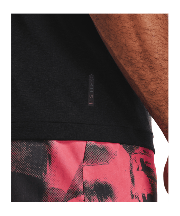 Under Armour Rush Seamless T-Shirt Schwarz F001 - schwarz