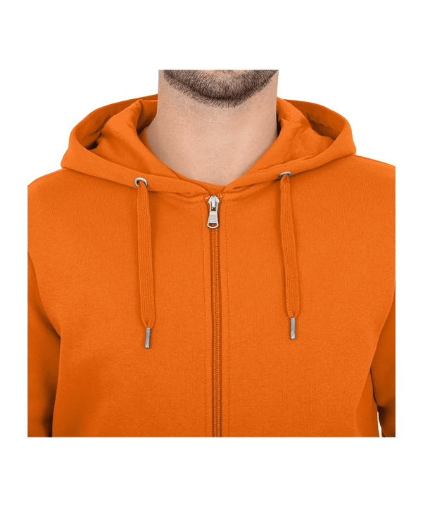 JAKO Organic Kapuzenjacke Orange F360