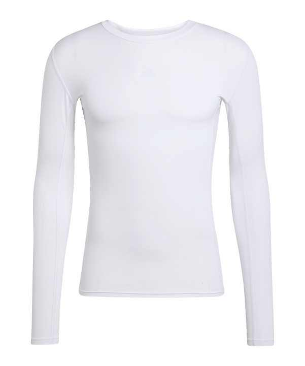 adidas Techfit Longsleeve Weiß - weiss