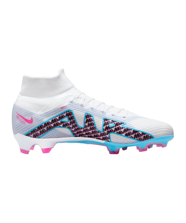 Nike Air Zoom Mercurial Superfly IX Pro FG Blast Weiss Blau Pink F146 - weiss