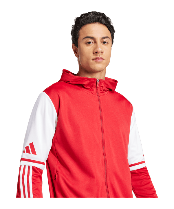 adidas Squadra 25 Kapuzenjacke Rot - rot