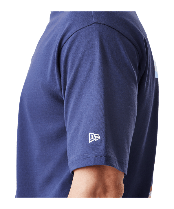 New Era Location Oversized T-Shirt Blau - blau