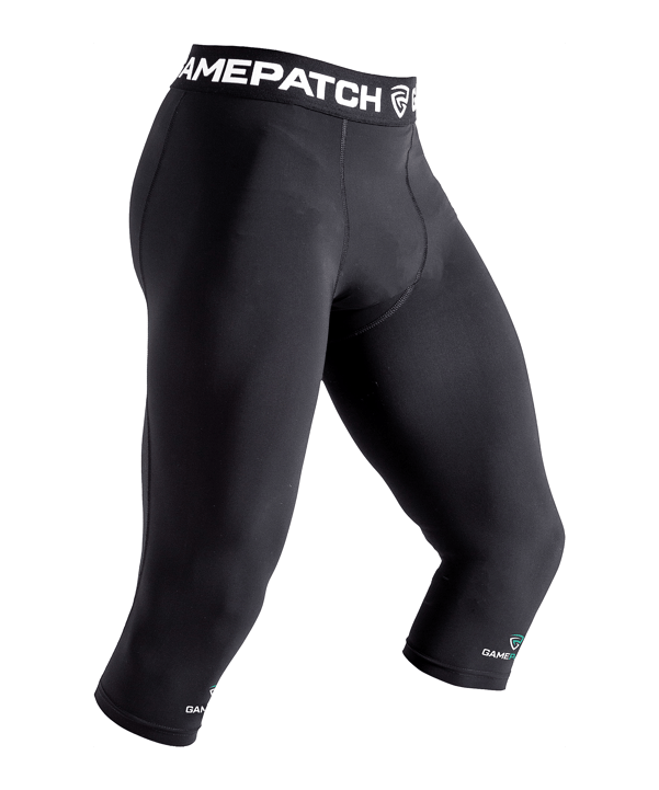 Gamepatch 3/4 Compressitight Tight Schwarz - schwarz