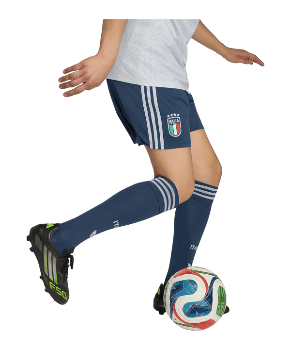 adidas FIGC Italien Short Away WM 2026 Blau - blau