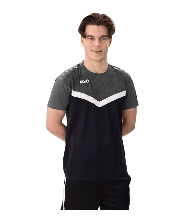 JAKO Iconic T-shirt Zwart K801 - zwart