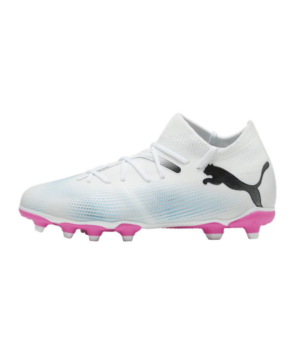 PUMA FUTURE 7 Match FG/AG Phenomenal Jr Kids Weiss Schwarz Pink F01 - weiss