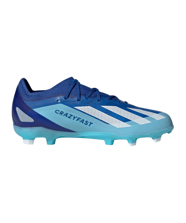adidas X Crazyfast.1 FG Marinerush Kids Blau Weiss Orange - blau