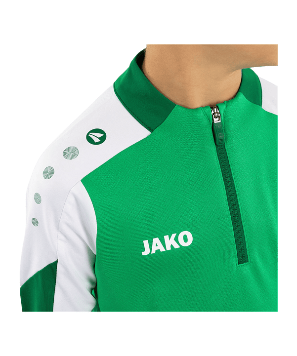 JAKO Dynamic Ziptop Sweatshirt Kids Grün F204 - gruen