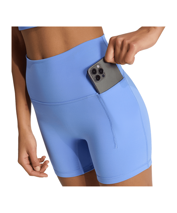 adidas All Me Booty Short Short Damen Blau - blau