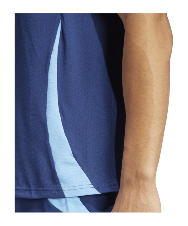 adidas Tiro 24 Competition Poloshirt Dunkelblau - blau
