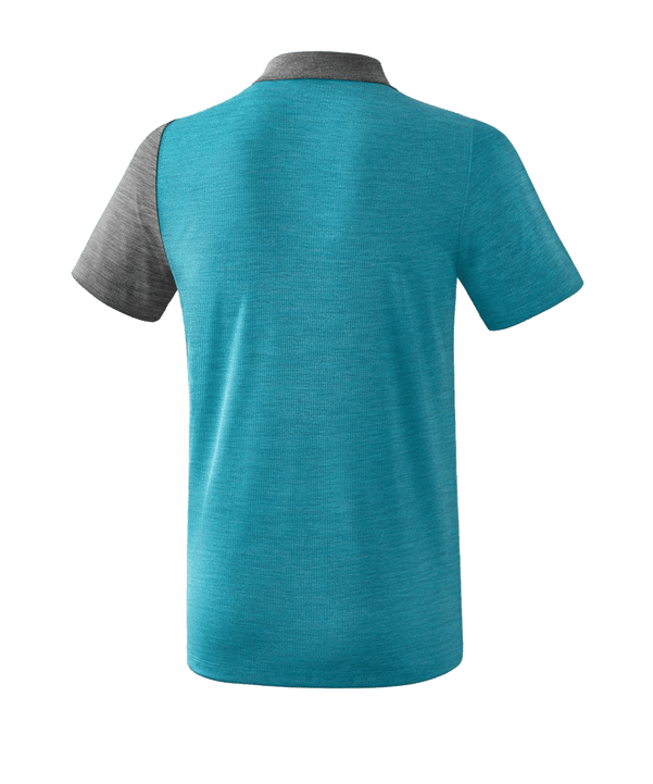 Erima 5-C Poloshirt Blau Grau - blau
