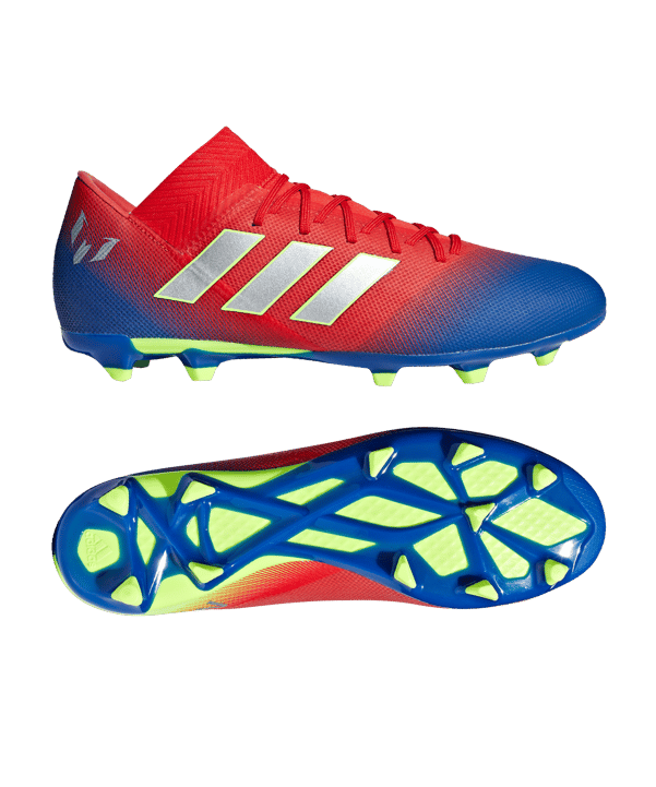 adidas NEMEZIZ Messi 18.3 FG Rot Blau - rot