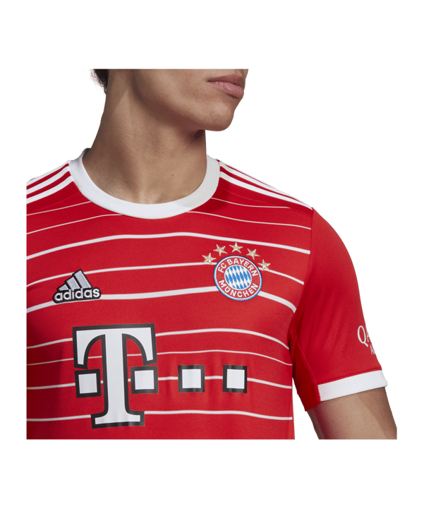 adidas FC Bayern München Trikot Home 2022/2023 Rot Weiss - rot