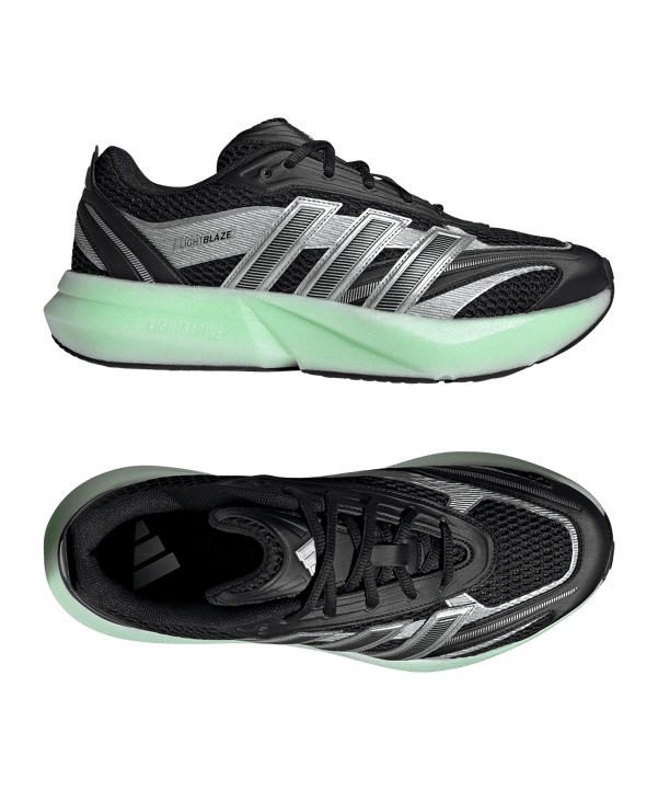 adidas Lightblase Glow Laufschuh Schwarz - schwarz