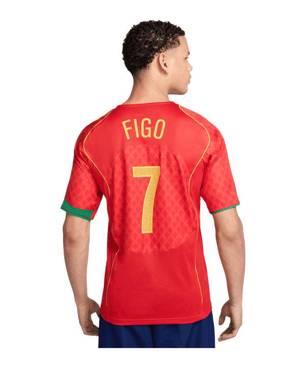 Nike Portugal Re-Issue 2004 Figo+7 Trikot Rot F614 - rot