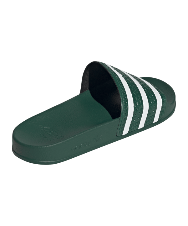 adidas Originals Adilette Badelatsche Grün Weiss - gruen