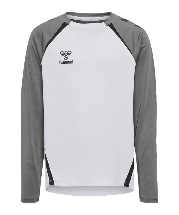 Hummel Lead 2.0 Crew Sweatshirt Kids Weiss F9396 - weiss