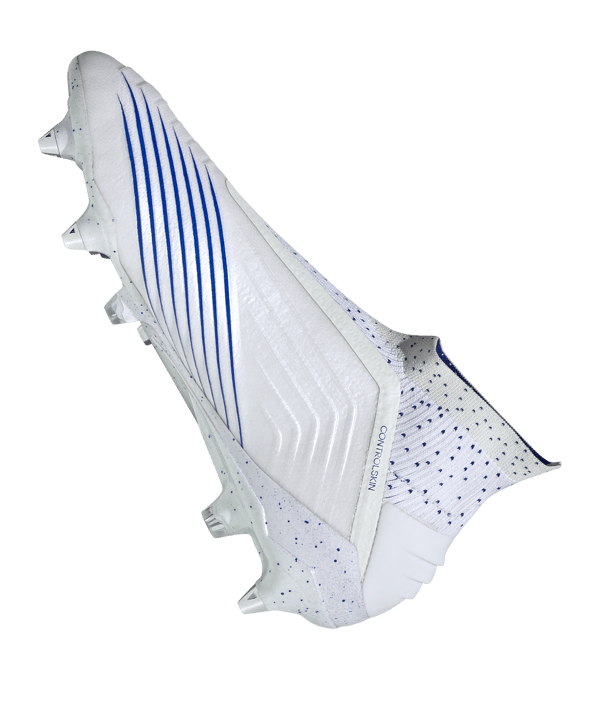 adidas Predator Virtuso 19+ SG Weiss Blau - weiss