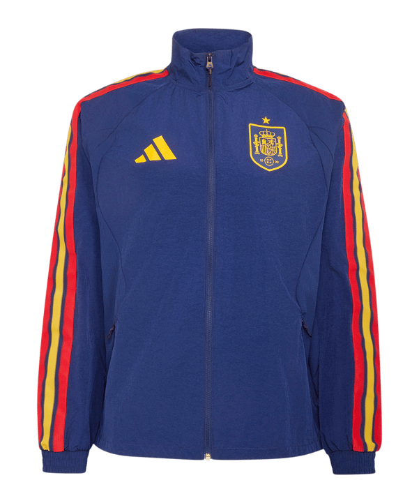 adidas RFEF Spanje Anthem Jas Blauw - blauw