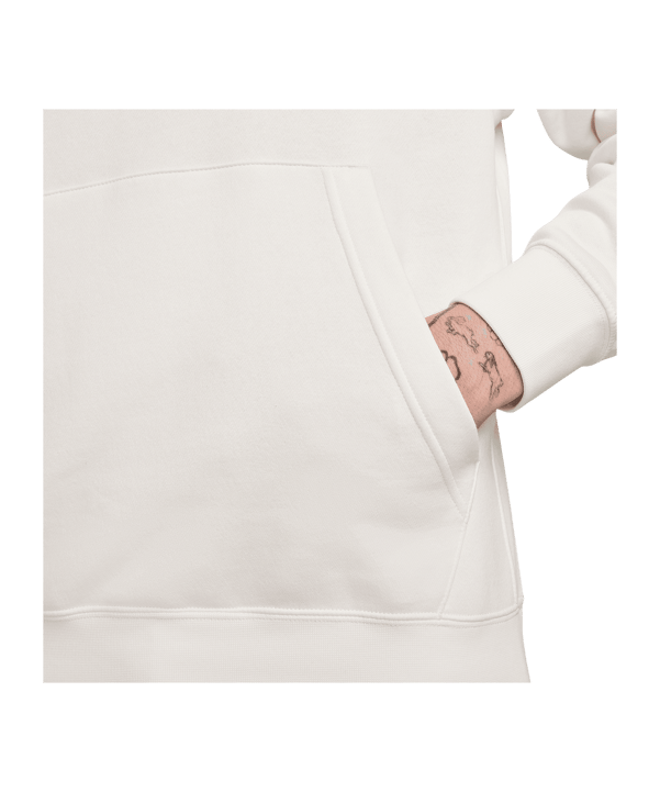Nike Club Fleece Hoody Weiss F134 - weiss