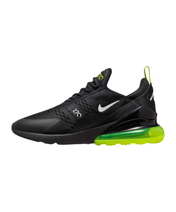 Nike Air Max 270 ESS Schwarz Gelb Silber F001 - schwarz