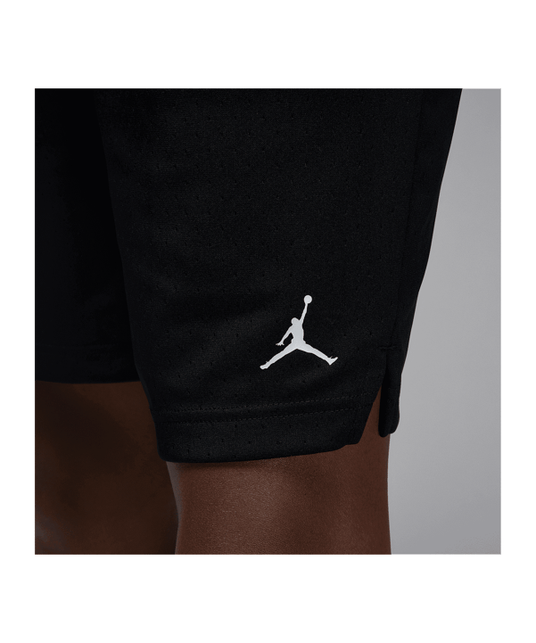 Jordan Mesh Short Schwarz Weiss F010 - schwarz