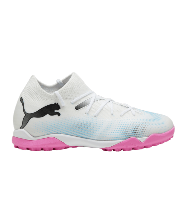 PUMA FUTURE 7 Match TT Mid Phenomenal Jr Kids Weiss Schwarz Pink F01 - weiss