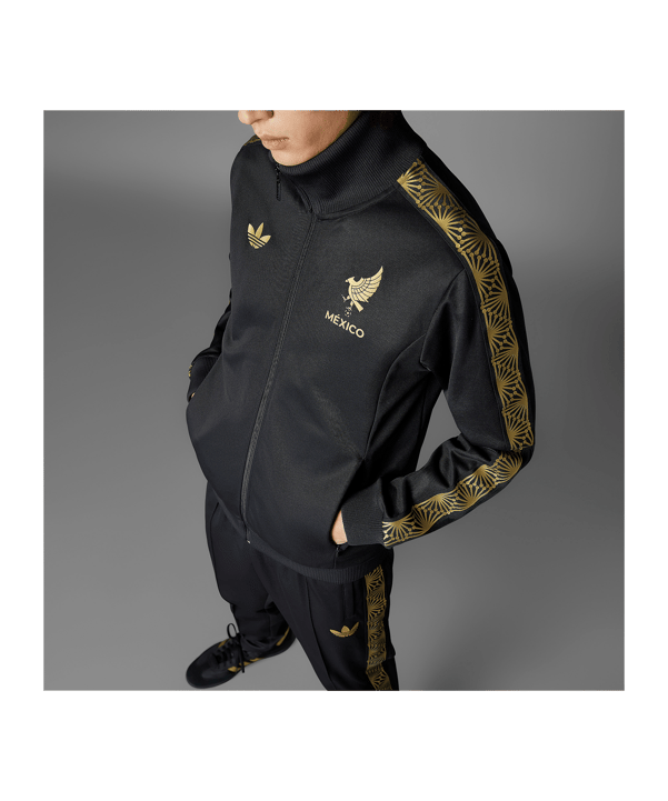 adidas Mexico Trainingsjacke Schwarz - schwarz
