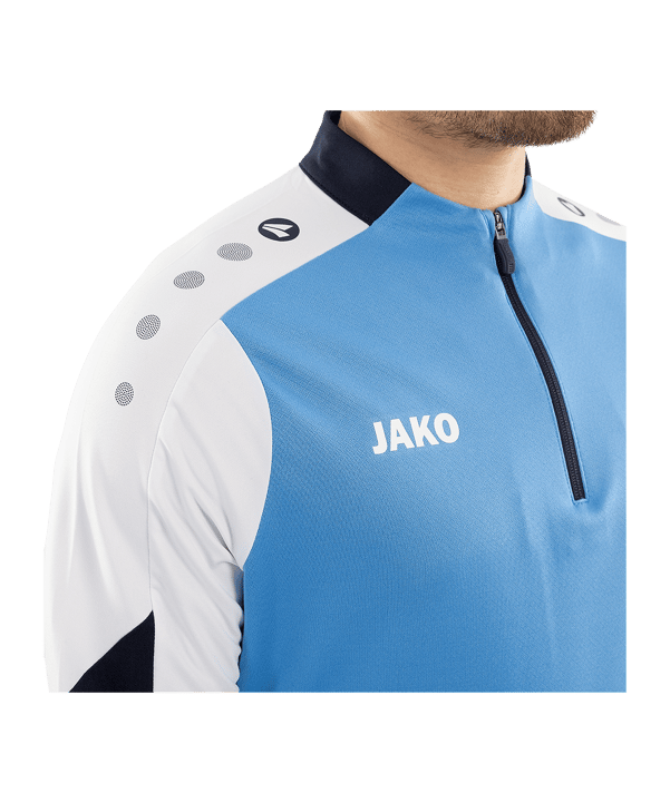 JAKO Dynamic Ziptop Sweatshirt Blau F431 - blau