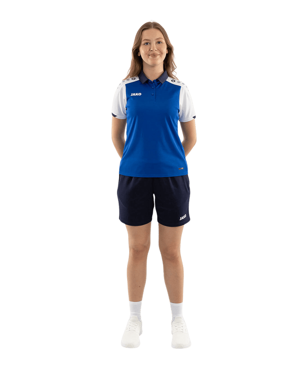 JAKO Dynamic Polo Damen Blau F405 - blau