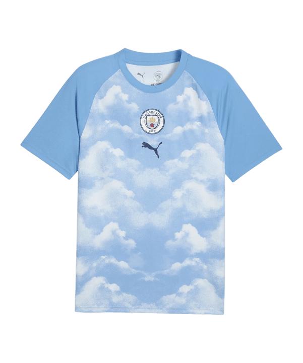 PUMA Manchester City Warm Up Shirt Blauw K15 - blauw