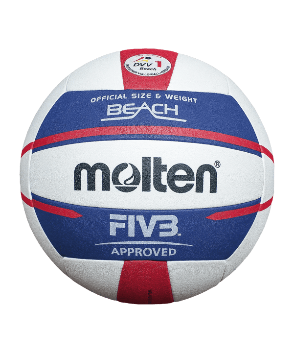 Molten Beachvolleyball Spielball Spielball Weiss - weiss