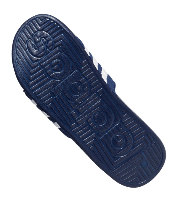 adidas Adissage Badelatsche Blau Weiss - blau