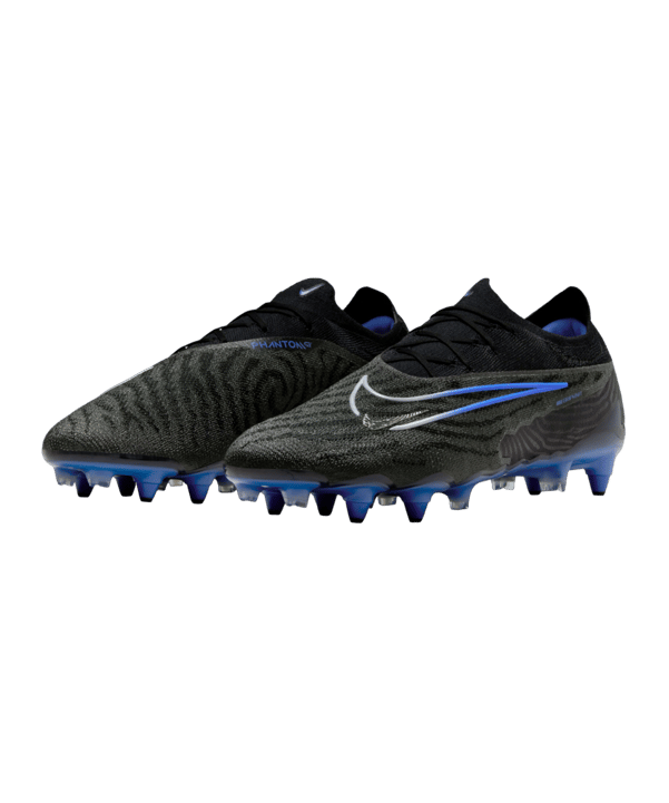 Nike Phantom GX Elite SG-Pro AC Shadow Schwarz Silber Blau F040 - schwarz