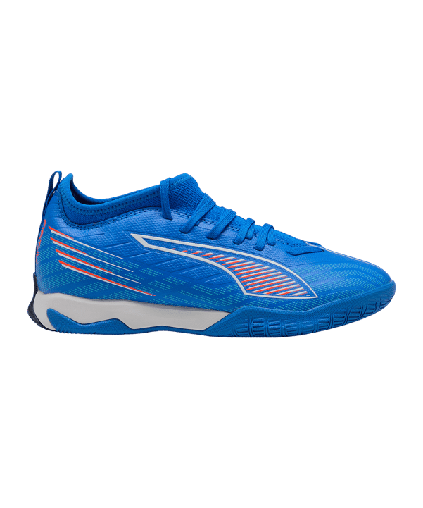 PUMA ULTRA 6 Match Mid IN Untamed Kids Blau F01