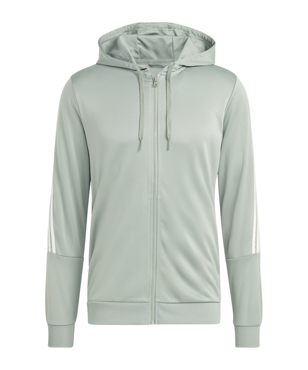 adidas 3-Stripes Trainingsanzug Grün - gruen
