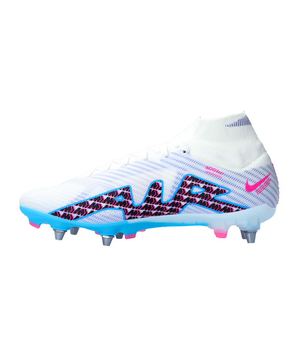 Nike Air Zoom Mercurial Superfly Elite SG-Pro Blast Pro-Player-Edition Weiss Blau Pink F146 - weiss