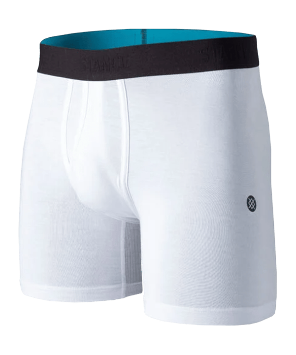 Stance Staple 6in 2 Pack Boxershort Weiss - weiss