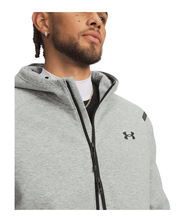 Under Armour Unstoppable Flc EU Kapuzenjacke Grau F011 - grau