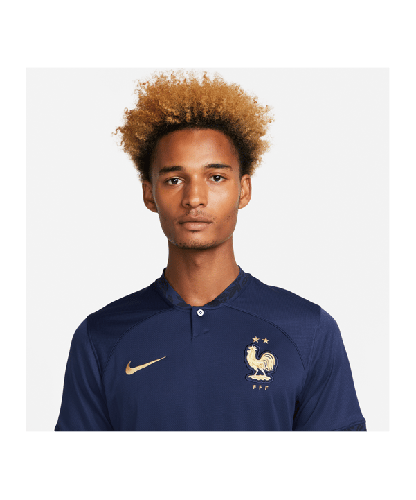 Nike Frankreich Trikot Home WM 2022 Blau F410 - blau