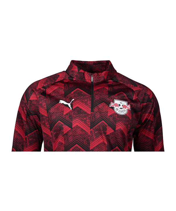 PUMA RB Leipzig Warm Up 1/4 Zip Sweatshirt Schwarz F03 - schwarz