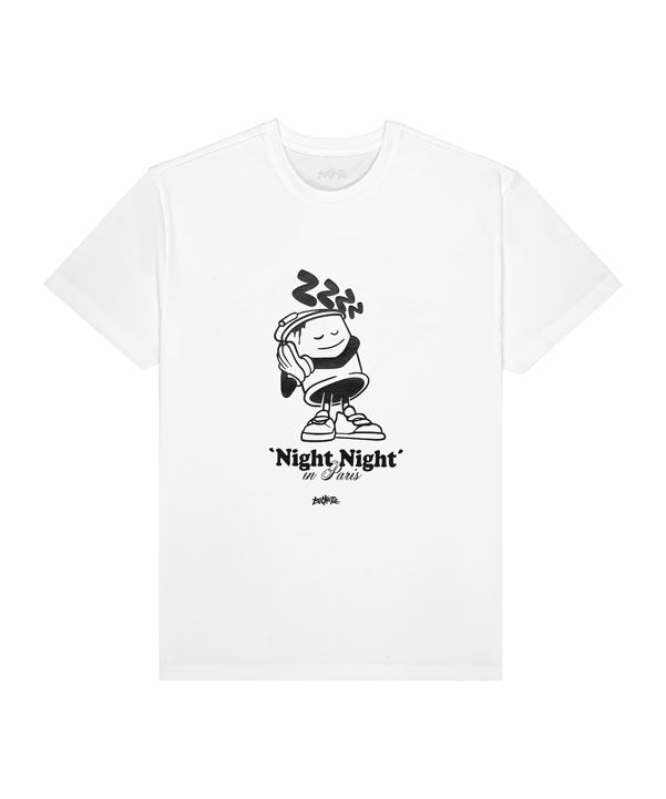 Bucketz Night Night T-Shirt Weiss - weiss