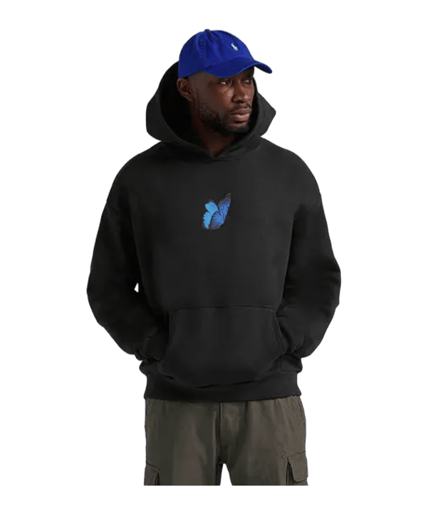 Mister Tee Le Papillon Oversized Hoody Schwarz - schwarz