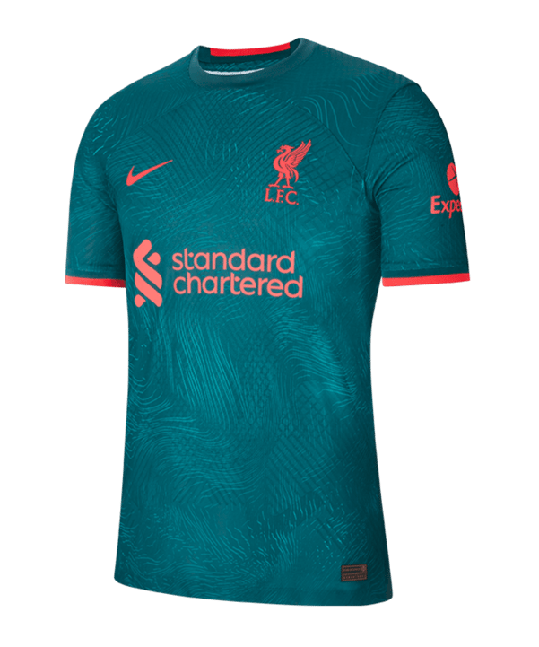 Nike FC Liverpool Auth. Trikot UCL 2022/2023 Grün F377 - gruen